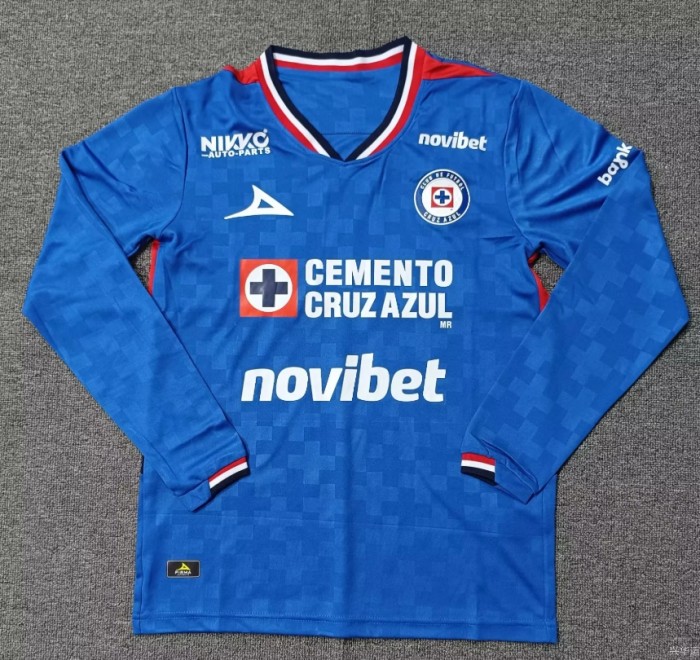 Cruz Azul Home long sleeve Man Jersey 25/26