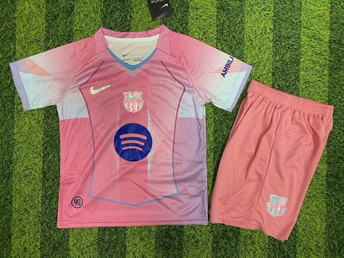 Barcelona Pink Special Edition Kids Suit 25/26