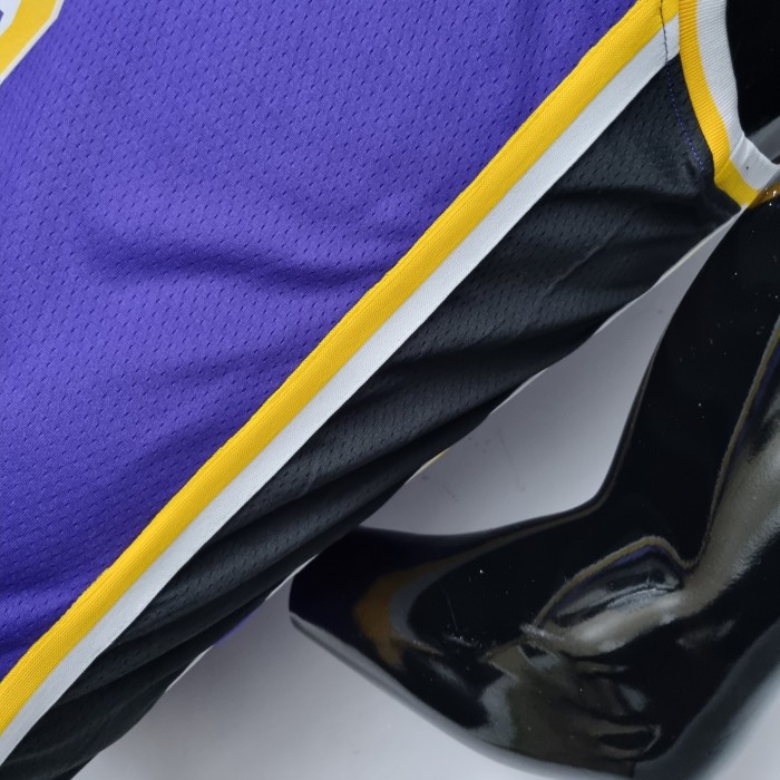 LeBron James Los Angeles Lakers 75th Anniversary Swingman Jersey Purple