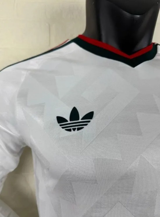 Mexico 2026 World Cup Away Player Long Sleeve Men Jersey