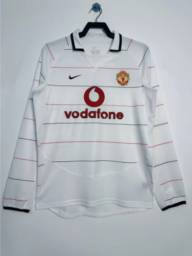 Manchester United Away Long Sleeve Retro Jersey 2003/05