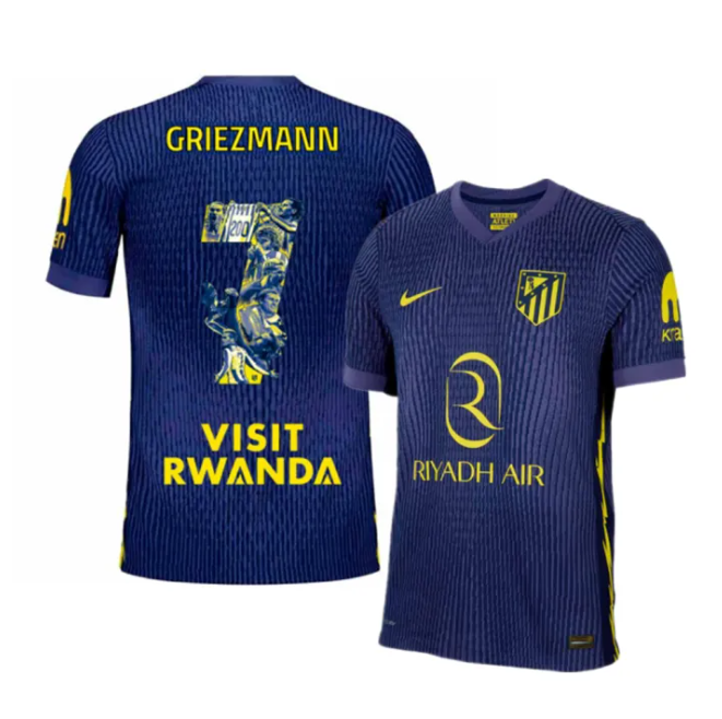 Atletico Madrid Away GRIEZMANN Special Edition Player Man Jersey 25/26