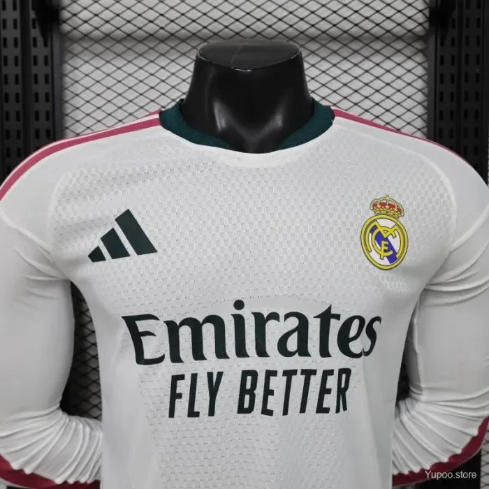 Real Madrid Home Player Long Sleeve Jersey 26/27