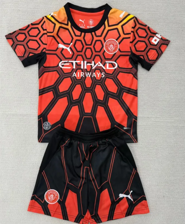 Manchester City Home Goalkeeper Kids Suit 26/27
