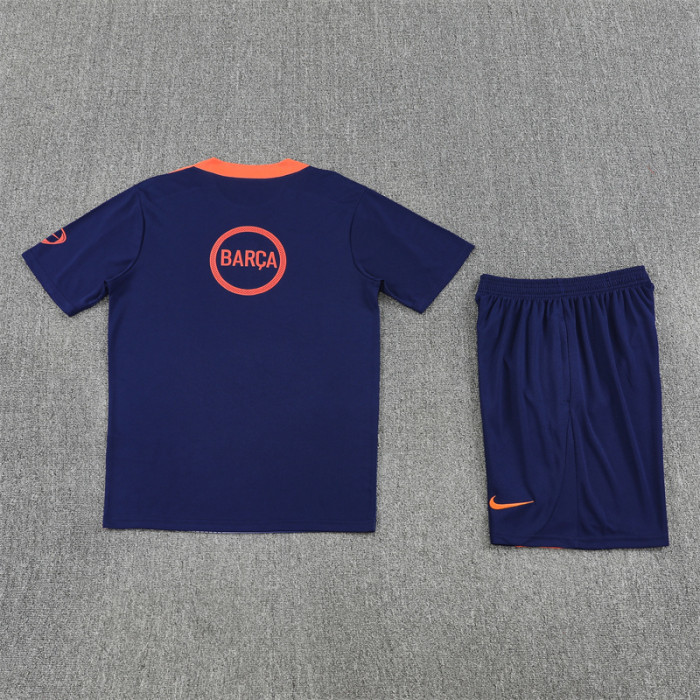 25/26 Barcelona kids Short sleeve training suit