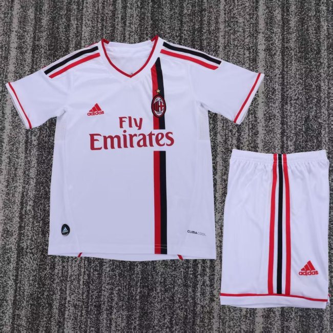 Retro 11/12 AC Milan Away kids kit