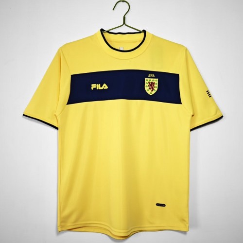 Retro 2002 Scotland  Away football Jersey