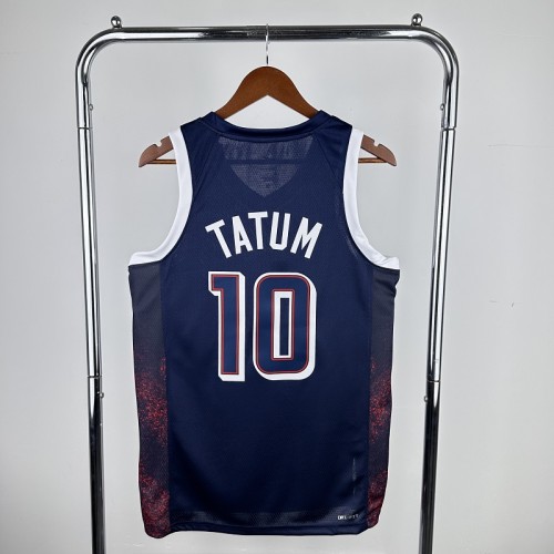 24 Olympic Games USA #10 TATUM Basketball Jersey