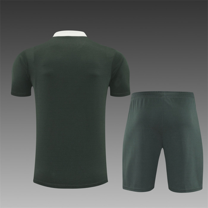 25/26 Chelsea kids short sleeved training suit Deep Green