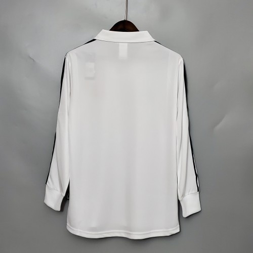 Retro long-sleeved 2002 Real Madrid home