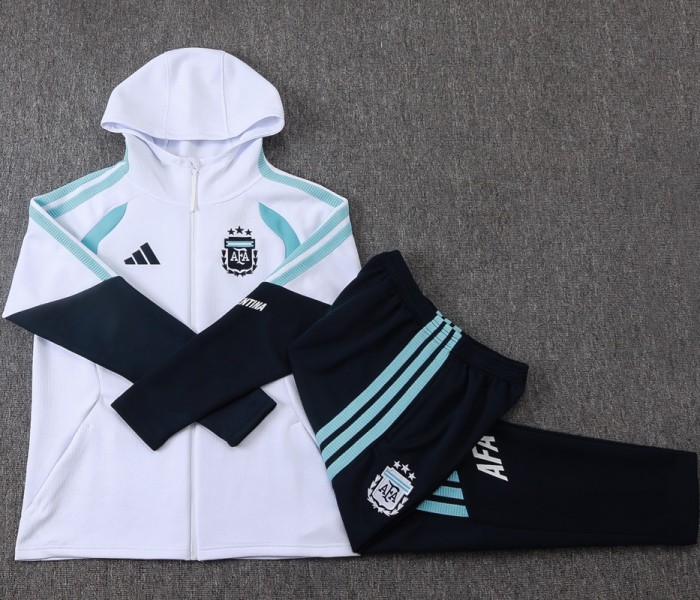 26/27 Argentina kids jacket wear a hat white