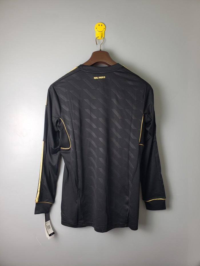 Retro 2012 Real Madrid black long sleeves