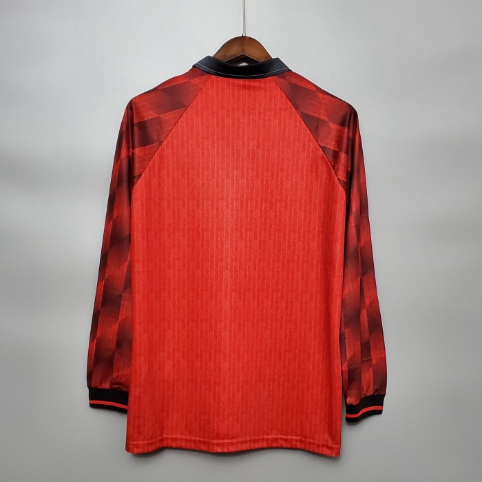 Retro Long Sleeve 1996 Manchester United home