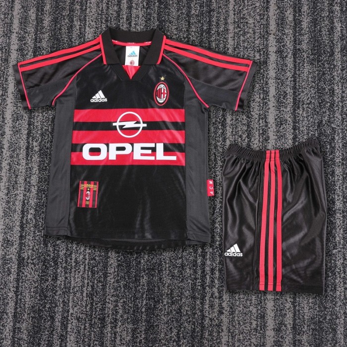 Retro 98/99 AC Milan third kids kit