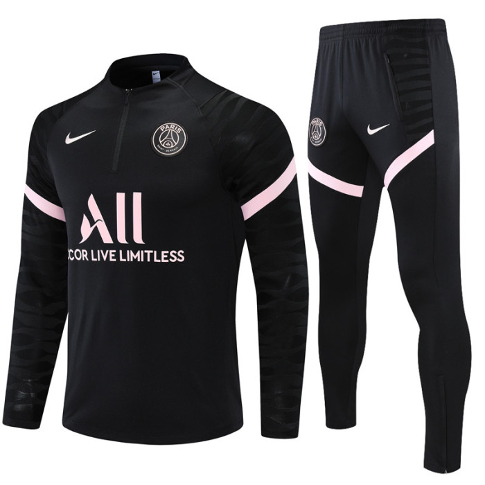 21/22 PSG kids black training suit