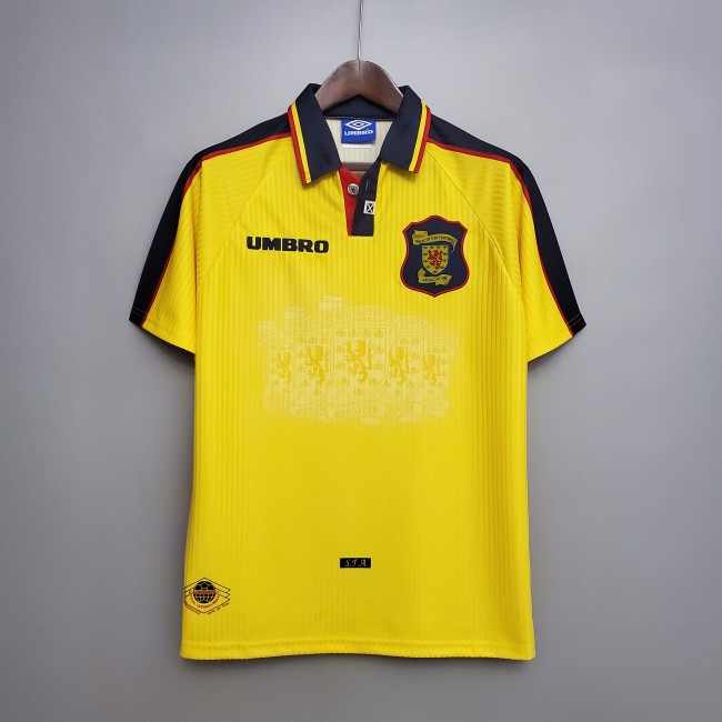 Retro Scotland 96/98 Yellow
