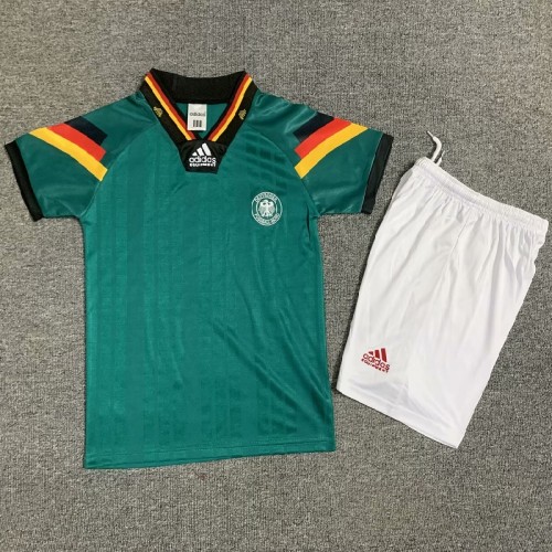 Retro 1992 Germany Away kids kit with sock