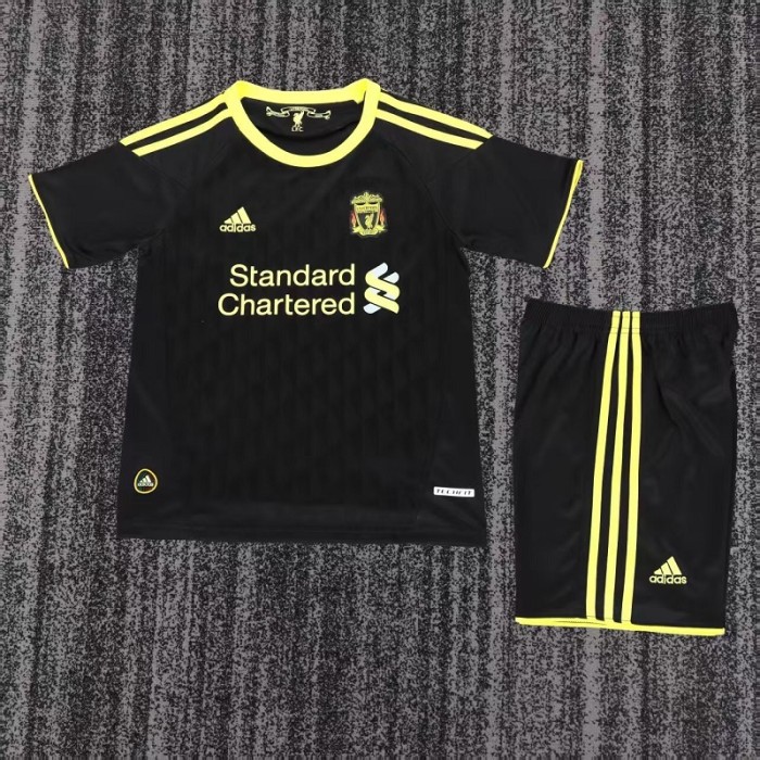 Retro 10/11 liverpool third kids kit
