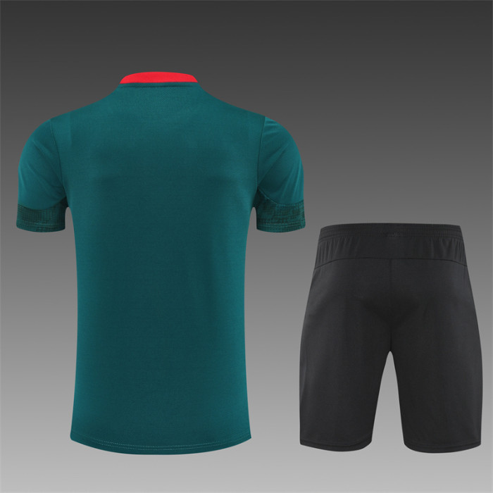 25/26 AC Milan Short sleeve Adult training suit green