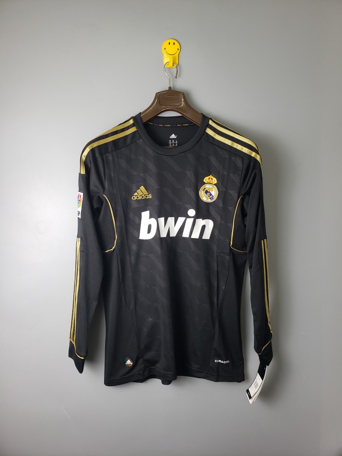 Retro 2012 Real Madrid black long sleeves
