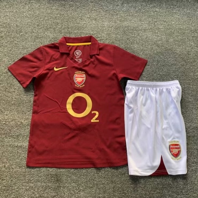 Retro 05/06 Arsenal home kids kit