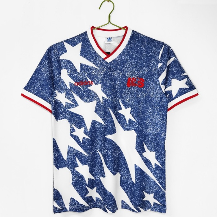 Retro 1994 USA Away football Jersey