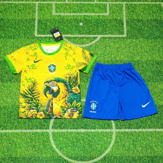 26/27 Brazil Parrot Special Edition kids kit
