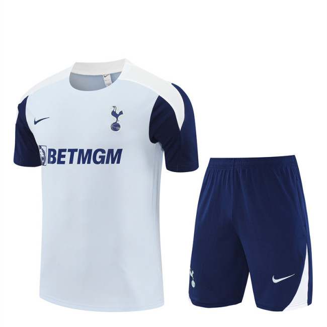 25/26 Tottenham Hotspur kids Short sleeve training suit grey