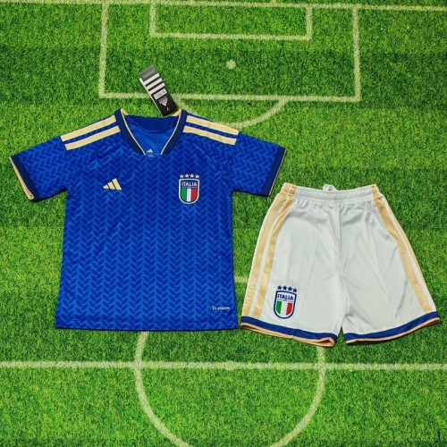 25/26 Italy home kids kit football Jersey