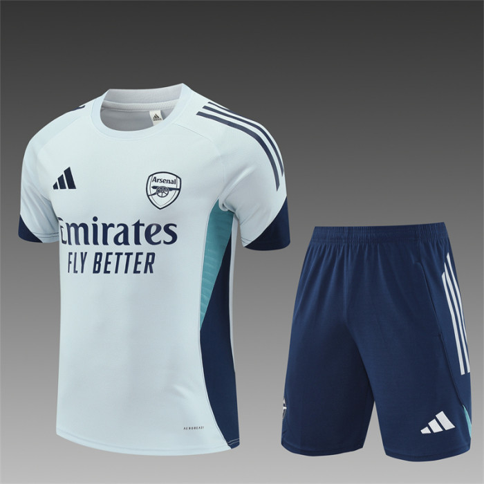 25/26 Arsenal Short sleeve training Adult suit royal blue