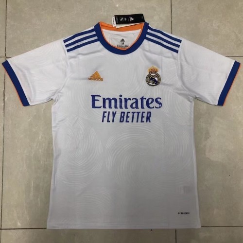 Retro 21/22 Real Madrid home football jersey