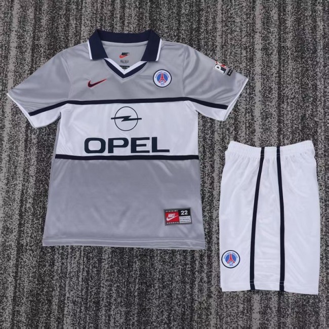 Retro 00/01 PSG Paris  Away kids kit