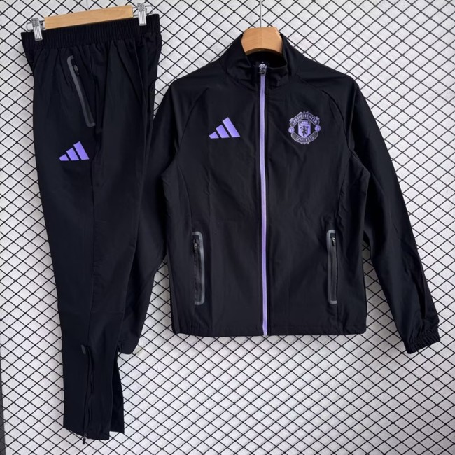 26/27 Manchester United trench coat black