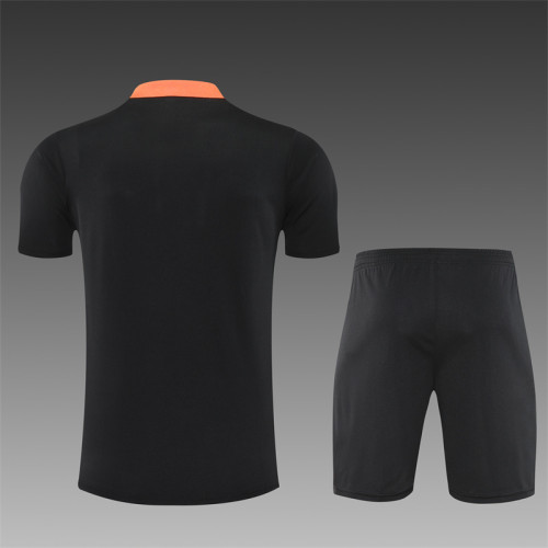 25/26 Brazil Short sleeve Adult training suit black