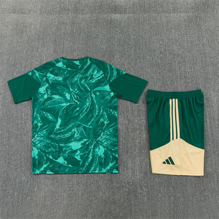 26/27 Real Madrid Short sleeve Adult training suit green