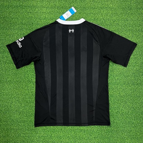 25/26 liverpool black football Jersey