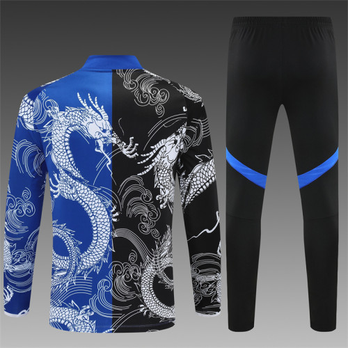 25/26 Real Madrid Kids training suit Blue black