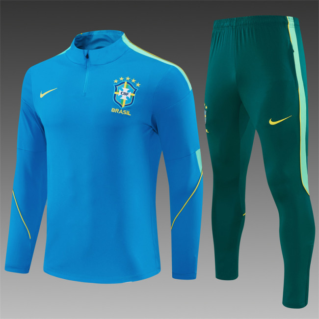 26/27 Brazil  Adult training suit sky blue