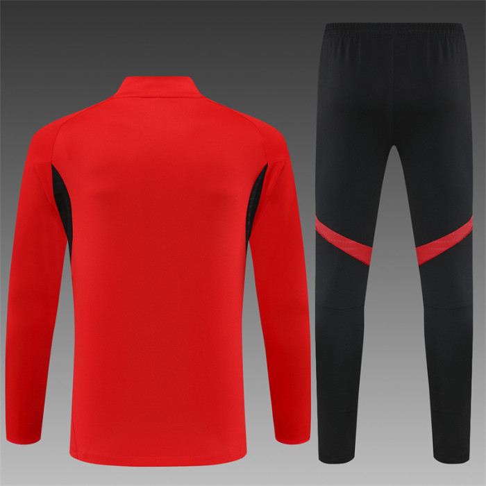 25/26 Manchester United kids training suit red