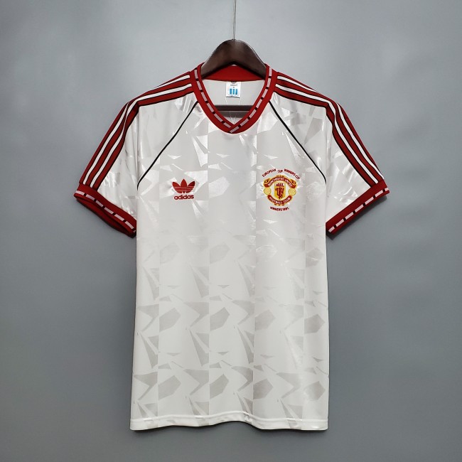 Retro 1991 Manchester United white