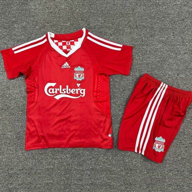 Retro 08/10 liverpool home kids kit