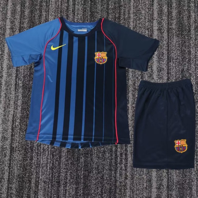 Retro 04/05 Barcelona Away kids kit