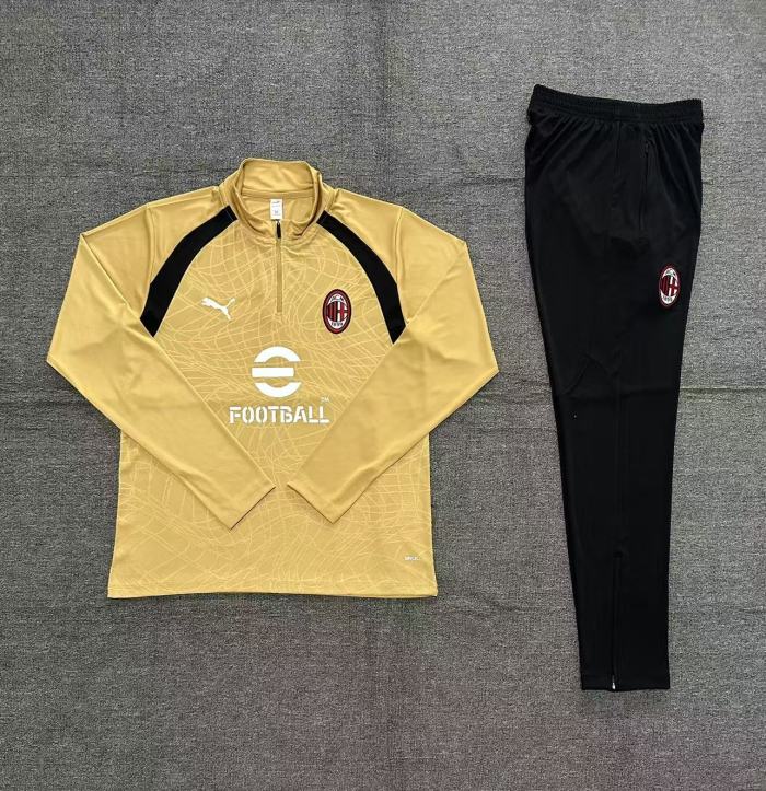 26/27 AC Milan kids training suit golden