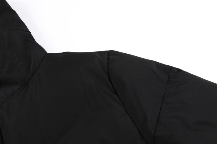 Nike black long cotton coat jacket
