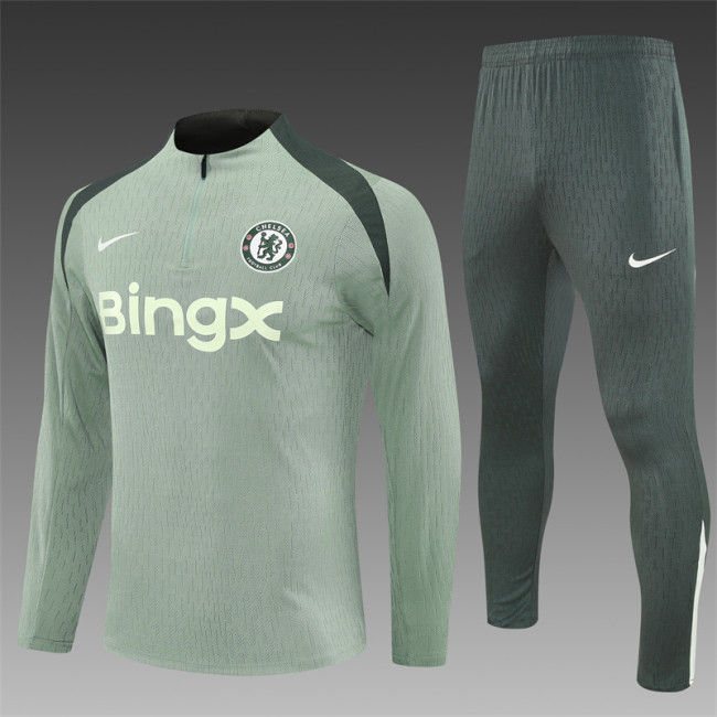 25/26 Chelsea kids training suit light green