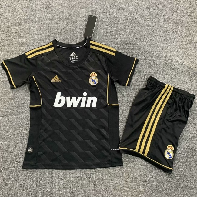 11/12 Retro Real Madrid Away kids kit