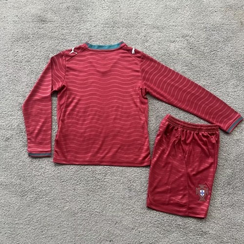 26/27 Portugal home kids kit long sleeves