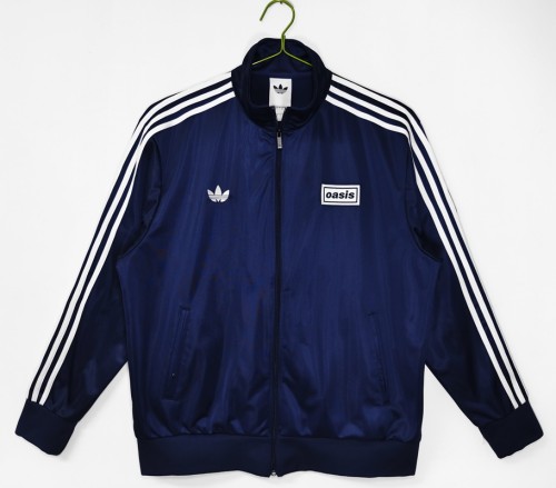 X Oasis Flame Bird Sports Jacket Top Royal Blue