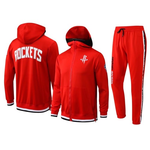 Houston Rockets jacket wear a hat