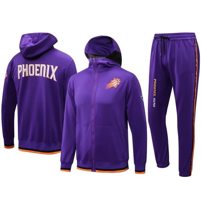 Phoenix Suns jacket wear a hat